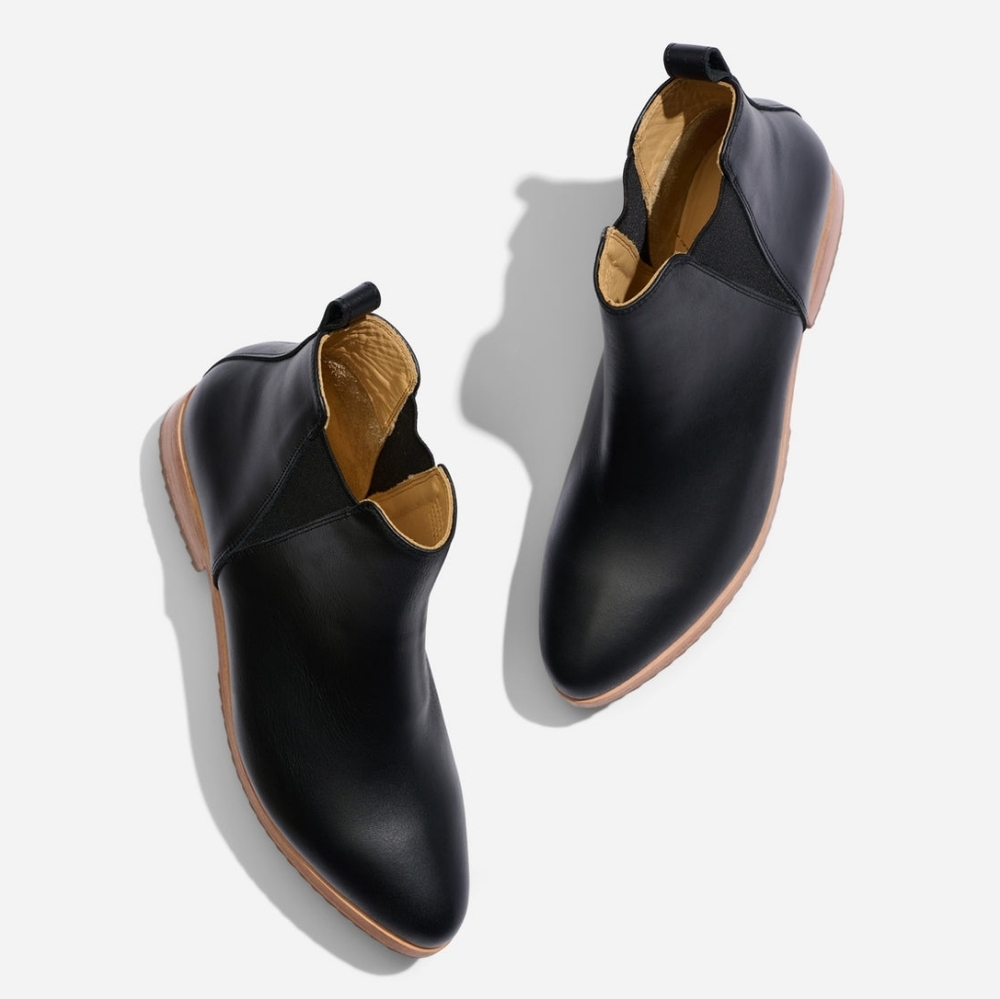 🎉 SALE 🎉 NIB Nisolo Classic Chelsea Black Leather Ankle Boots - Picture 13 of 16